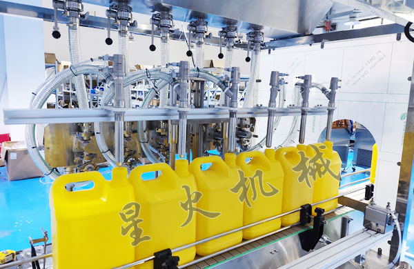 5L液体称重灌装机-化工液体电子称重灌装机